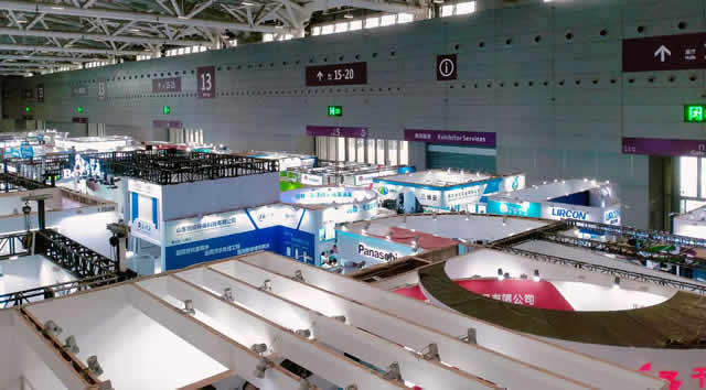 第85届中国国际医疗器械（秋季）博览会展馆俯视图。