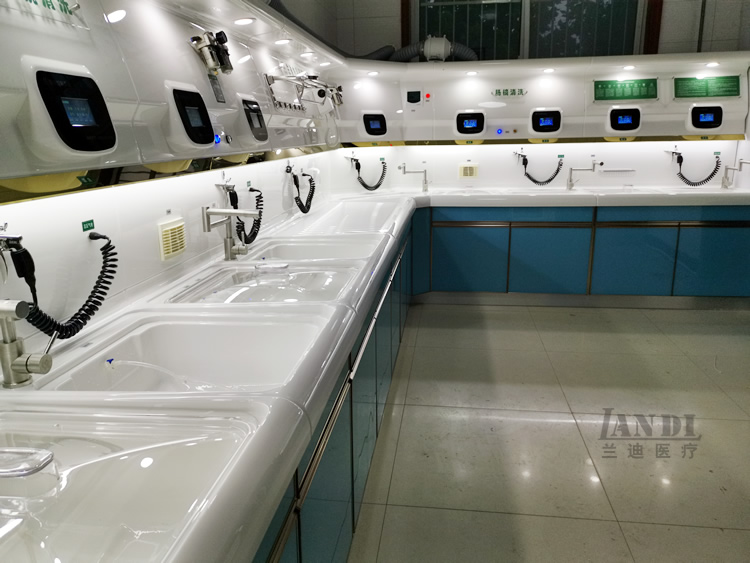 L型肠镜清洗工作站清洗设备厂家广东中山医院
